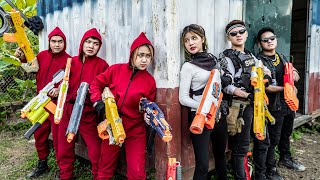 LTT Game Nerf War  Warriors SEAL X Nerf Guns Fight Crime Group Mr Close Guards Protect Territory [upl. by Tra]