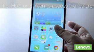 Lenovo Vibe Z2 Wide Touch Feature [upl. by Alyakcim]