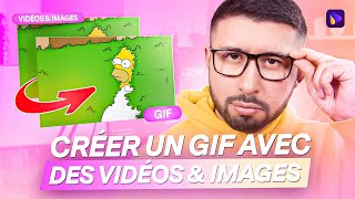 Comment créer un GIF animé avec une vidéo ou des images facilement Tuto 2022 [upl. by Eikcim]