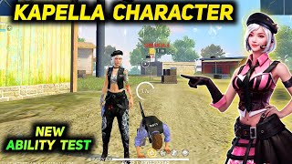 Kapella Character Ability After Update  Free Fire Kapella Character Ability Change Test amp Gameplay [upl. by Twelve902]