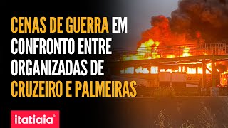 ORGANIZADAS DE CRUZEIRO E PALMEIRAS ENTRAM EM CONFRONTO SANGRENTO NO INTERIOR DE SÃO PAULO [upl. by Ness]