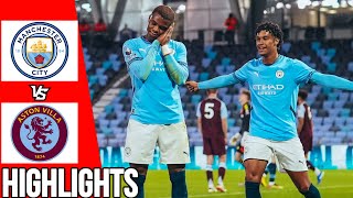 Manchester City vs Aston Villa  All Goals amp Highlights  U21 Premier League 2  270924 [upl. by Alliber]