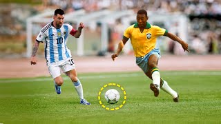 Skills Comparasion Messi vs Pelé  Which One is THE BEST [upl. by Walter]