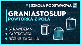 POLE GRANIASTOSŁUPA 🗿  Czego spodziewać się na sprawdzianie ✅️  Matematyka Klasa 8 [upl. by Bocoj654]