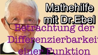 Betrachtung der Differenzierbarkeit einer Funktion [upl. by Aiak960]