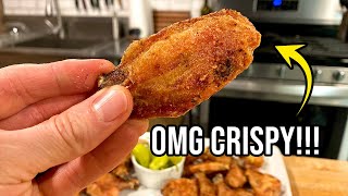 The Crispiest Wings I Have Ever Made In The Oven  Crispy Chicken Wings [upl. by Isma897]