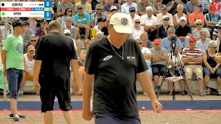 Finale QUINTAIS vs RYPEN  Supranational à pétanque dAndrézieuxBouthéon 2022 [upl. by Direj]