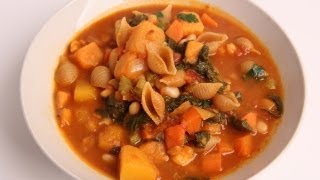 Winter Minestrone Soup Recipe  Laura Vitale  Laura in the Kitchen Episode 332 [upl. by Llednil]