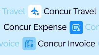 Concur Travel Expense and Invoice Overview [upl. by Clio]