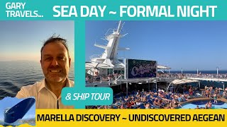 MARELLA DISCOVERY  Ship Tour amp Sea Day  Solo Cruise  Undiscovered Aegean [upl. by Nylavad]