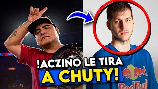 ¡ACZINO LE TIRA DURO BEEF A CHUTY [upl. by Nessnaj]