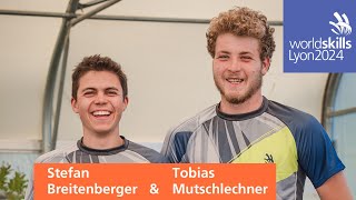 WorldSkills Lyon 2024  Stefan Breitenberger amp Tobias Mutschlechner [upl. by Amikahs]