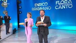 Enrico Brignano e Flora Canto  Domenica In 09042023 [upl. by Yruy]