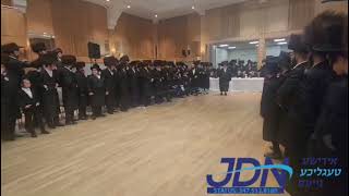 Sassover Rebbe Dancing Mitzvah Tantz At His Einikels Wedding  Tammuz 5784 [upl. by Esital313]