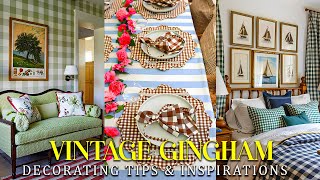 🌻GINGHAM The Charming Decor Trend YOU DIDNT KNOW YOU NEEDED [upl. by Eylrahc]