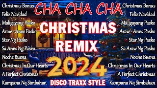 🆕NONSTOP CHRISTMAS CHA CHA amp DISCO TRAXX STYLE REMIX 2024  2025 [upl. by Irtak]