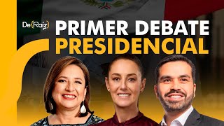 Primer debate presidencial 2024 DeRaíz [upl. by Montague]