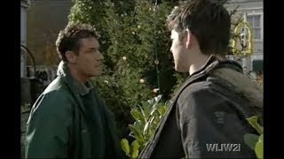 EastEnders  Robbie punches Martin Sonia makes a shrine to Jamie 3rd January 2003 [upl. by Ynohtnaleahcim]