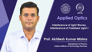 Lecture 16  Interference of Light Waves Interference of Polarized Light  I [upl. by Audie]