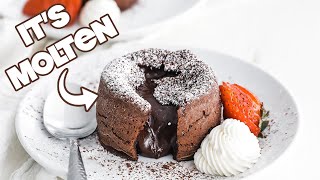 Molten Chocolate Lava Cake Recipe [upl. by Nosidam]