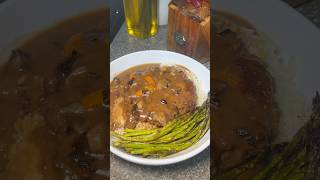 Alternative Salisbury Steak😋👌🏽 food fyp delicious foodie cooking foodshorts foodlover [upl. by Palm]