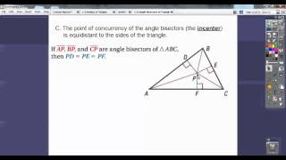 Angle Bisectors of a Triangle  Section 53 [upl. by Cerellia813]