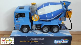 Bruder MAN TGA Cement mixer Unboxing [upl. by Joanna206]