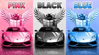 Choose Your Gift Pink Black or Blue 💗🖤💙 How Lucky Are You 😱 Quiz Shiba [upl. by Enala174]