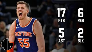 Isaiah Hartenstein Highlights  76ers vs Knicks  5th Jan 2024 [upl. by Ramal]