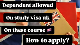 Come with family on study visa on these courses in Uk 🇬🇧watch for details uk [upl. by Hyacinthe552]