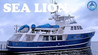 Delta Marine 70 Trawler  SEA LION  Trawler Tour [upl. by Hallimaj]