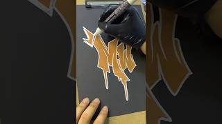 Meanwhile  graffiti posca paint artist letters trending minivlog art lettering vlog [upl. by Brunella607]