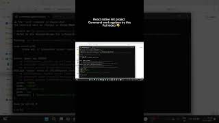 React native init project command work agalaya try this  reanative  relaxwithrk [upl. by Maharva]