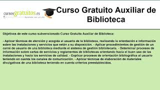 curso de bibliotecaria [upl. by Apollo]