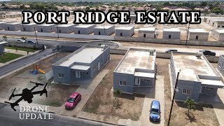 UPDATE DRONE VIEW OF PORT RIDGE ESTATE  CARIBBEAN ESTATE 2 NewHomes Realestate Trending fyp [upl. by Chappy]