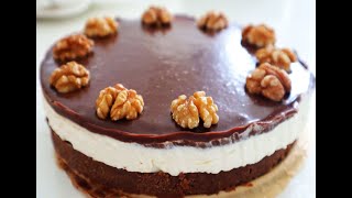 Kuchen ohne Backen Neues Dessert in 5 Minuten Leckere Nachtisch Chocolate Easter cake No Bake [upl. by Studner]