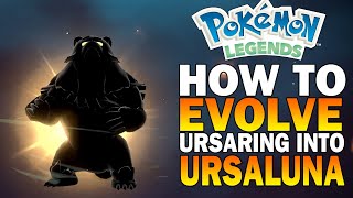 How To Evolve Urasring Into URSALUNA Pokemon Legends Arceus [upl. by Steep]