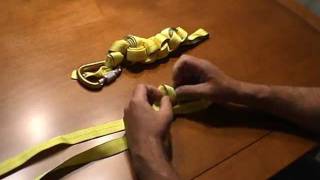 How to Tie and Store a Rescue Webbing Loop [upl. by Rotberg293]