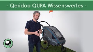 Alles Wissenswerte zum neuen Qeridoo QUPA Kinderanhänger [upl. by Acenom]