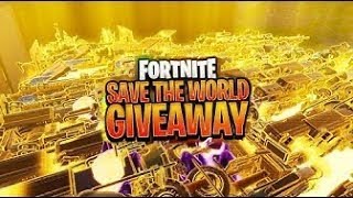 Huge Fortnite STW 130’s Giveaway 🛑Live🛑 fortnite live stw giveaway savetheworld [upl. by Mandie468]