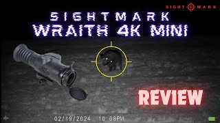 Sightmark Wraith 4k Mini Scope Review  CuttingEdge Optics for DayNight Time Shooting [upl. by Henke]