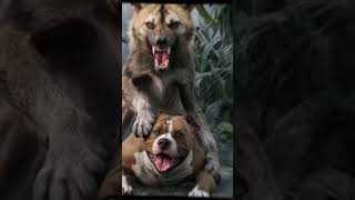 African wild dog vs most powerful dog fitfullyhuskyrottweiler [upl. by Odel]