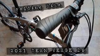 2021 TERN VERGE D9 FOLDING BIKE  TERN FOLDING BIKES [upl. by Funda710]