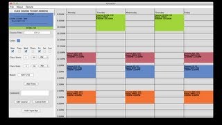 Free College Schedule MakerBuilder Link in description [upl. by Enidaj]