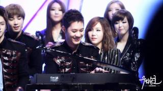 MBLAQ Seungho Focused  Playing Piano Fancam  Music Island [upl. by Sreip]