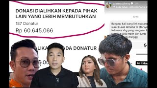 GAK NYANGKA  JUSTRU DENSU YG KOORDINIR UNTUK ALIHKAN DONASI 15 MILYAR AGUS KE LAINNYA [upl. by Nnylasor]