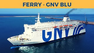 Arrival of ferry GNV BLU Porto Torres GNV [upl. by Adnav]