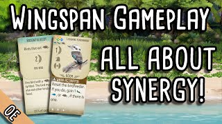 Wingspan Gameplay  All about synergy [upl. by Lahcar861]