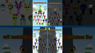 NormalampHorror Sprunki Christmas Tree  4 Videos Combined into One sprunki [upl. by Beckie950]