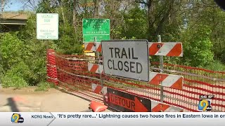 Cedar Rapids trails seeing partial closures for waterway clearing [upl. by Buseck576]